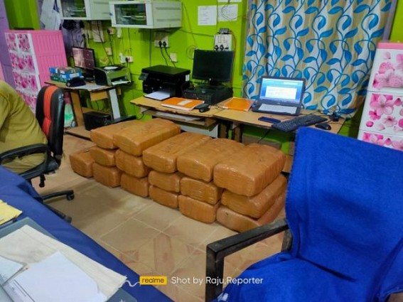 210 Kg dry Cannabis recovered from a house in Churaibari based on secret sources information 210 Kg dry Cannabis recovered from a house in Churaibari based on secret sources information